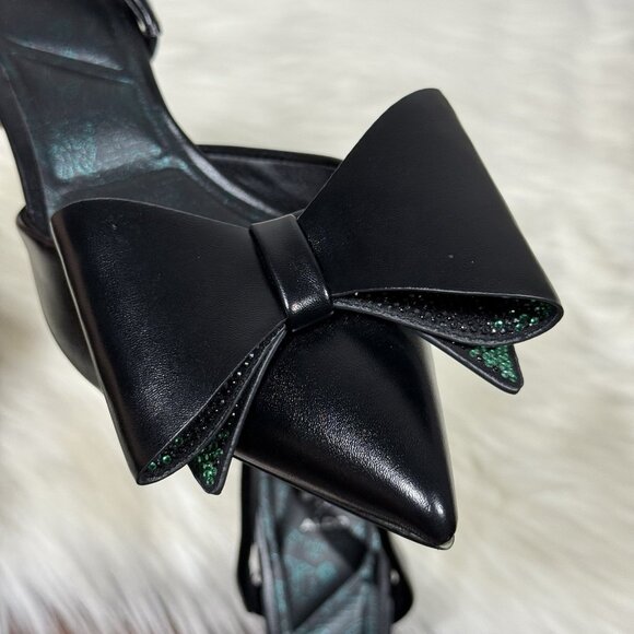 Aldo Wickedly Beautiful Defy Bow Slingback Kitten Heel Pump - Picture 5 of 13